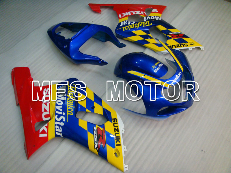 Suzuki GSXR1000 2000-2002 Injection ABS Fairing - Movistar - Blue Yellow - MFS4257 - Fairings Kit