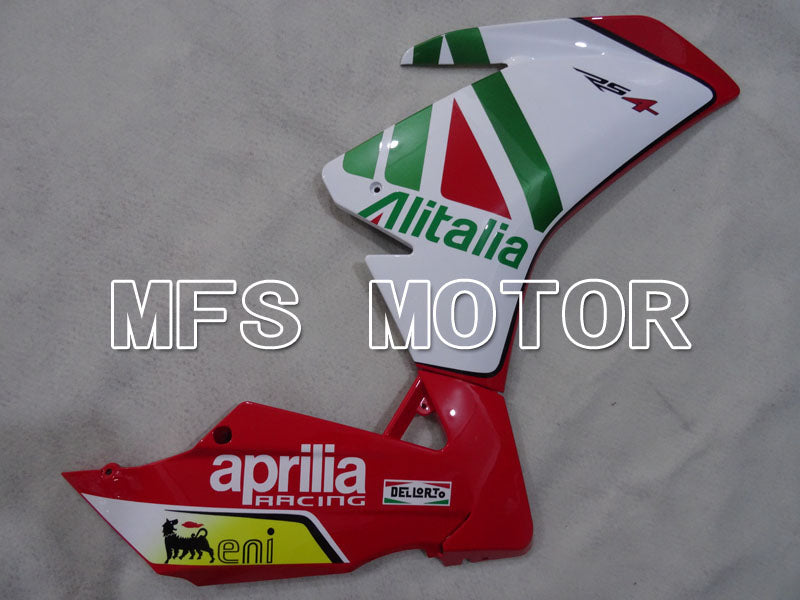 Aprilia RS125 2012-2014 Injection ABS Fairing - Alitalia - Red White - MFS4270 - Fairings Kit