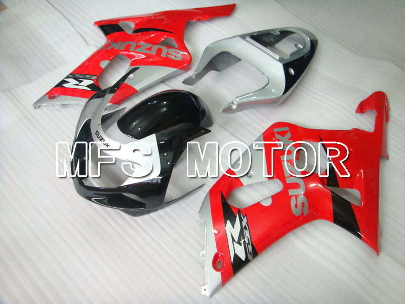 Suzuki GSXR1000 2000-2002 Injection ABS Fairing - Factory Style - Silver Red - MFS4278 - Fairings Kit