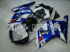 Suzuki GSXR1000 2000-2002 Injection ABS Fairing - Factory Style - Blue White - MFS4309 - Fairings Kit