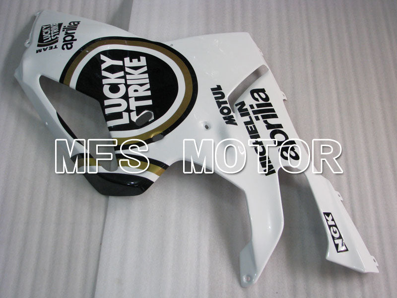 Aprilia RSV 1000 R 2004-2009 ABS Fairing - Lucky Strike - White Black - MFS4333 - Fairings Kit