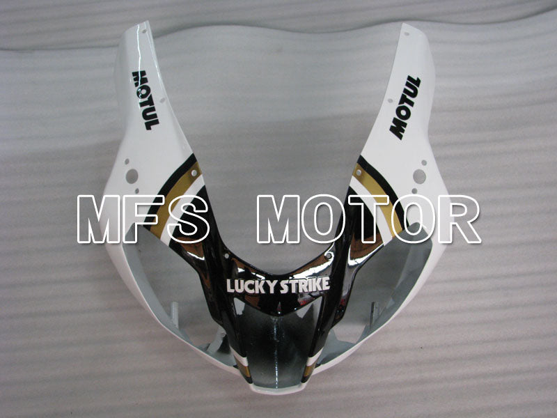 Aprilia RSV 1000 R 2004-2009 ABS Fairing - Lucky Strike - White Black - MFS4333 - Fairings Kit