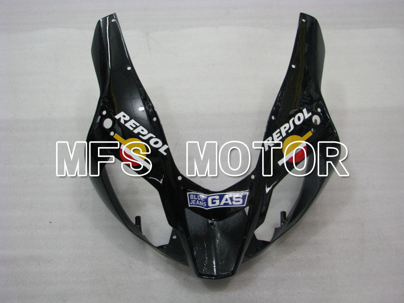 Aprilia RSV 1000 R 2004-2009 ABS Fairing - Repsol - Black Red Orange - MFS4334 - Fairings Kit