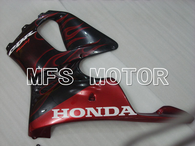 Honda CBR900RR 919 1998-1999 ABS Fairing - Flame - Red wine color Black - MFS4360 - Fairings Kit