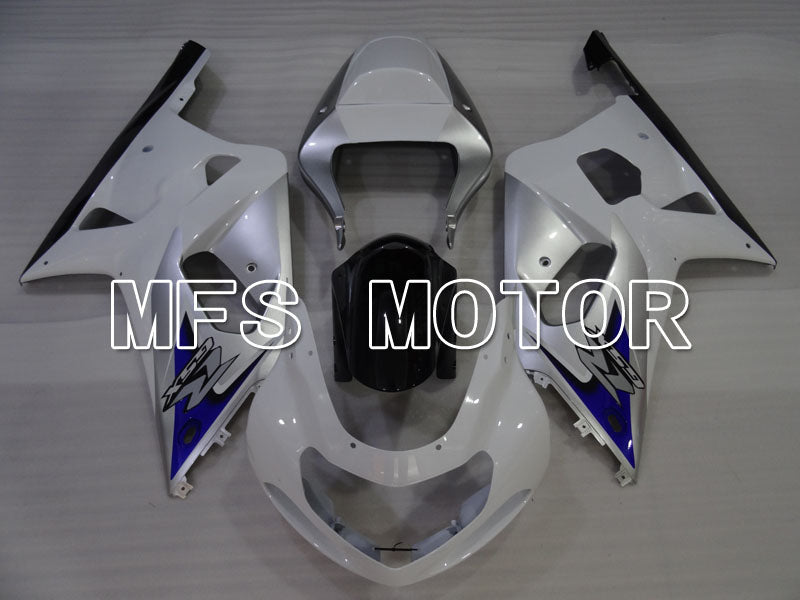 Suzuki GSXR1000 2000-2002 Injection ABS Fairing - Factory Style - White Silver - MFS4372 - Fairings Kit
