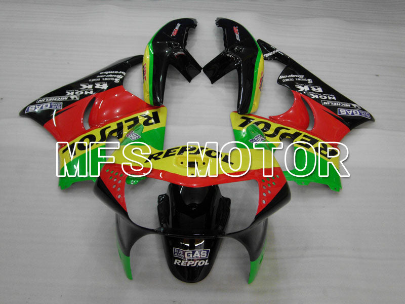 Honda CBR900RR 919 1998-1999 ABS Fairing - Repsol - Black Red Green - MFS4421 - Fairings Kit
