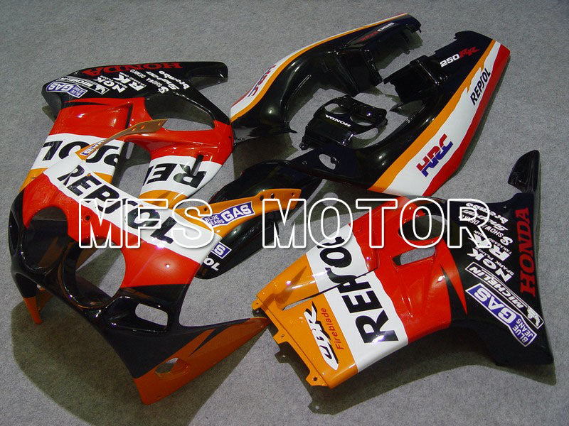 Honda CBR250RR MC19 1988-1989 Injection ABS Fairing - Repsol - Red Black Orange - MFS4497 - Fairings Kit