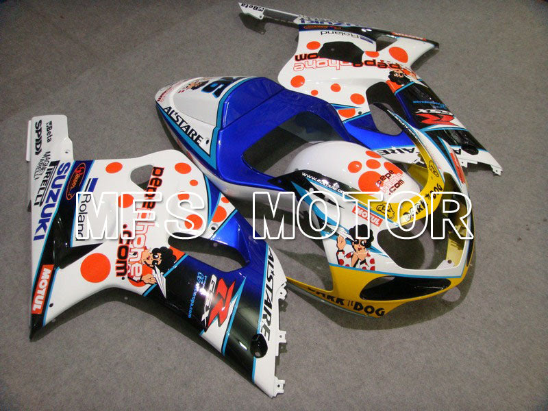 Suzuki GSXR600 2001-2003 Injection ABS Fairing - Dark Dog - Blue White - MFS4535 - Fairings Kit