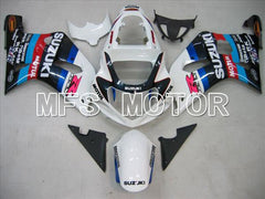 Suzuki GSXR600 2001-2003 Injection ABS Fairing - MOTUL - White Black - MFS4565 - Fairings Kit