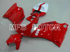 Ducati 748 / 998 / 996 1994-2002 Injection ABS Fairing - Factory Style - Red White - MFS4574 - Fairings Kit