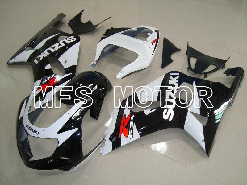 Suzuki GSXR600 2001-2003 Injection ABS Fairing - Factory Style - Black White - MFS4591 - Fairings Kit