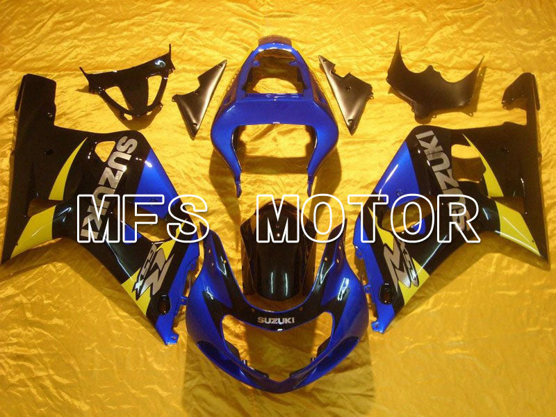 Suzuki GSXR750 2000-2003 Injection ABS Fairing - Factory Style - Black Blue - MFS7037 - Fairings Kit