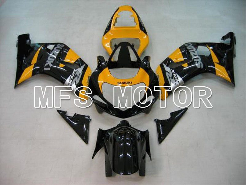 Suzuki GSXR750 2000-2003 Injection ABS Fairing - Factory Style - Black Yellow - MFS7043 - Fairings Kit