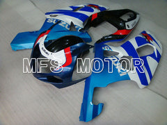 Suzuki GSXR600 2001-2003 Injection ABS Fairing - Factory Style - White Blue - MFS4642 - Fairings Kit
