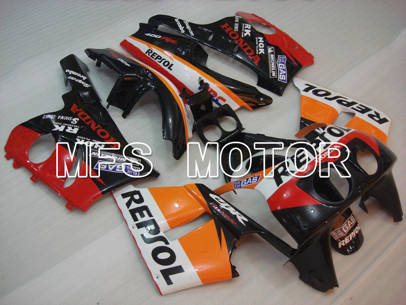 Honda CBR 400RR NC29 1990-1999 ABS Fairing - Repsol - Red Black Orange - MFS4643 - Fairings Kit
