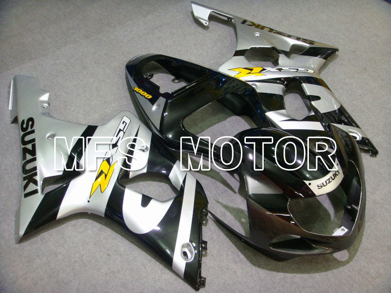 Suzuki GSXR750 2000-2003 Injection ABS Fairing - Factory Style - Black Silver - MFS7059 - Fairings Kit