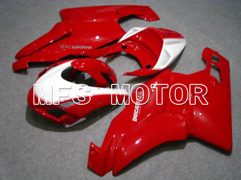 Ducati 749 / 999 2003-2004 Injection ABS Fairing - Factory Style - Red White - MFS4652 - Fairings Kit