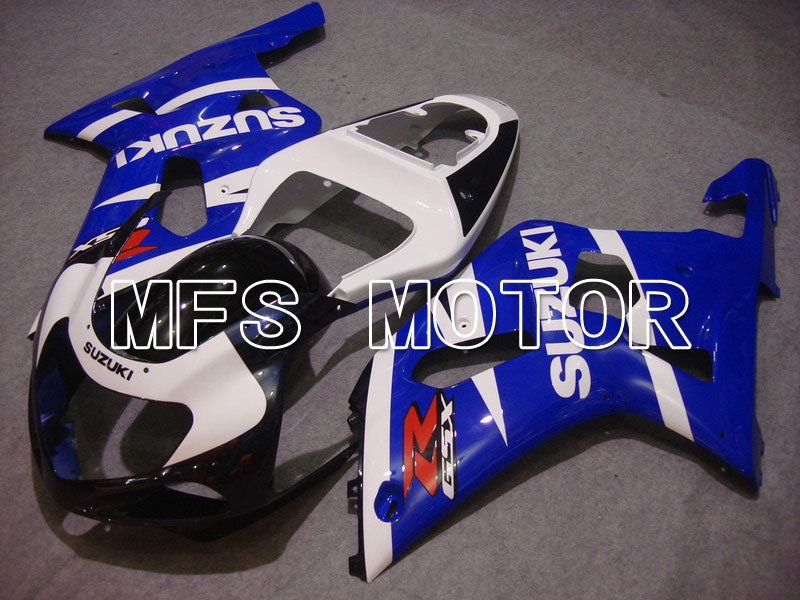 Suzuki GSXR600 2001-2003 Injection ABS Fairing - Factory Style - White Blue - MFS4653 - Fairings Kit