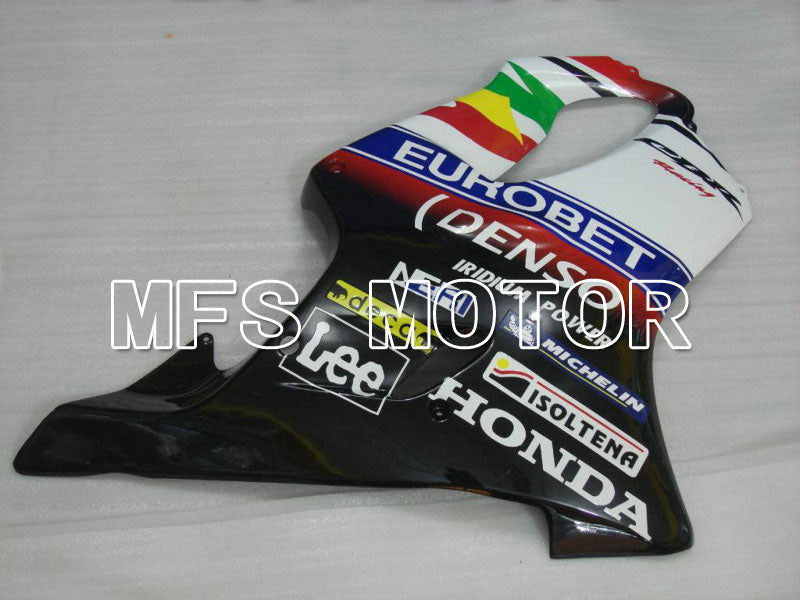 Honda CBR600 F4i 2001-2003 Injection ABS Fairing - Lee - Black White - MFS4687 - Fairings Kit