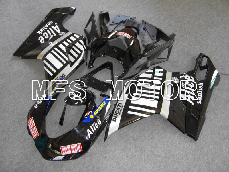 Ducati 848 / 1098 / 1198 2007-2011 Injection ABS Fairing - Alice - Black - MFS4727 - Fairings Kit