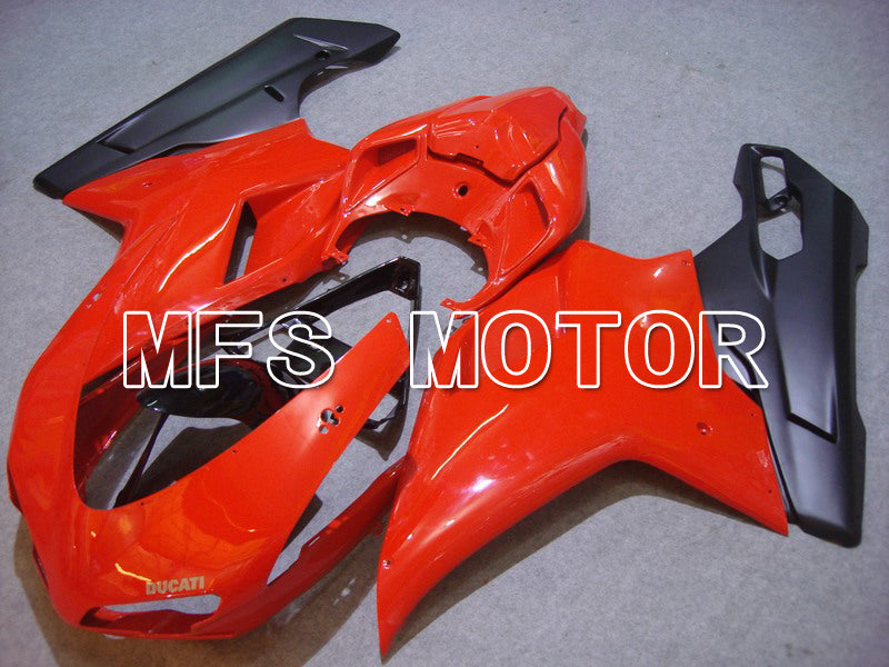 Ducati 848 / 1098 / 1198 2007-2011 Injection ABS Fairing - Factory Style - Black Red - MFS4745 - Fairings Kit