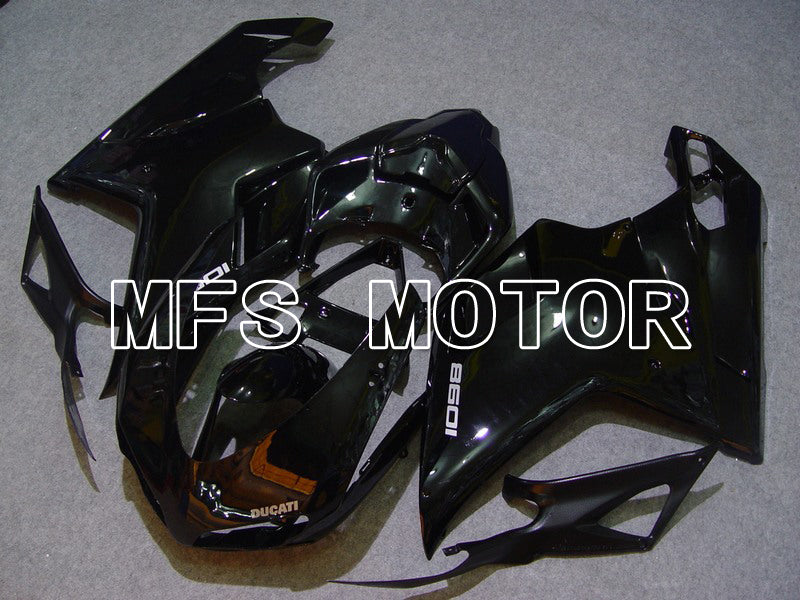 Ducati 848 / 1098 / 1198 2007-2011 Injection ABS Fairing - Factory Style - Black - MFS4760 - Fairings Kit