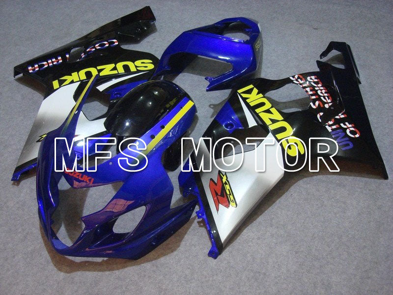Suzuki GSXR600 GSXR750 2004-2005 Injection ABS Fairing - Factory - Black Blue Silver - MFS4764 - Fairings Kit