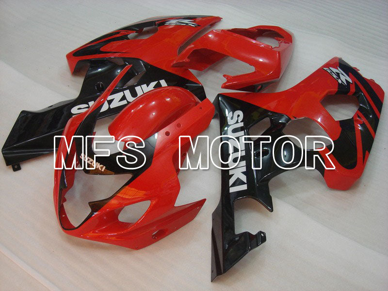 Suzuki GSXR600 GSXR750 2004-2005 Injection ABS Fairing - Factory - Black Red - MFS4786 - Fairings Kit