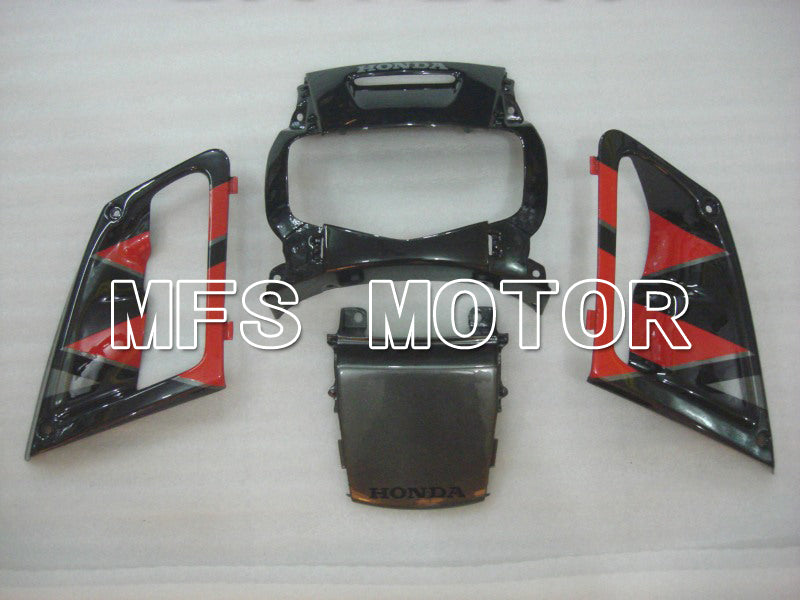 Honda CBR600 F2 1991-1994 ABS Fairing - Factory Style - Black Red - MFS4876 - Fairings Kit