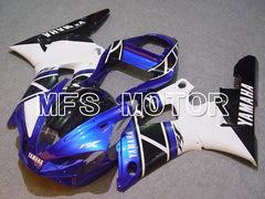 Yamaha YZF-R1 2000-2001 Injection ABS Fairing - Factory Style - Blue White - MFS4890 - Fairings Kit