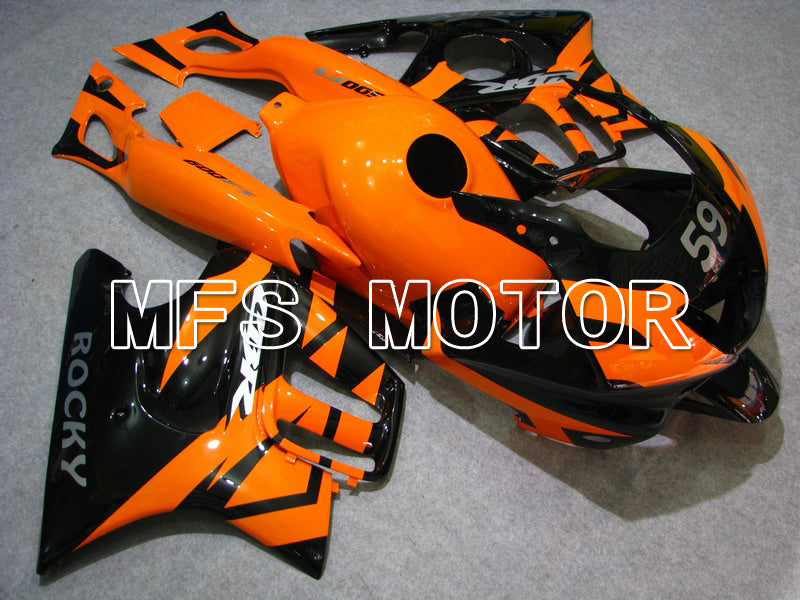 Honda CBR600 F3 1997-1998 Injection ABS Fairing - Factory Style - Black Orange - MFS4956 - Fairings Kit