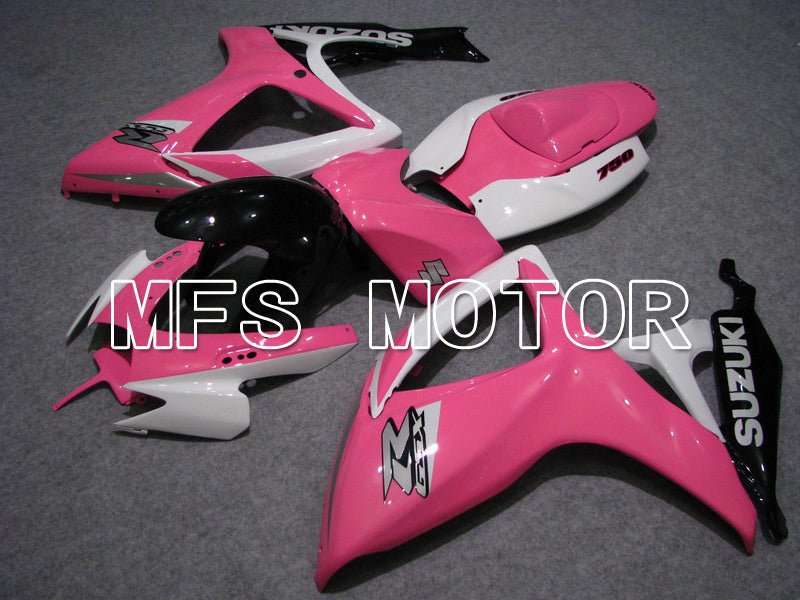 Suzuki GSXR600 GSXR750 2006-2007 Injection ABS Fairing - Factory - White Pink - MFS4989 - Fairings Kit