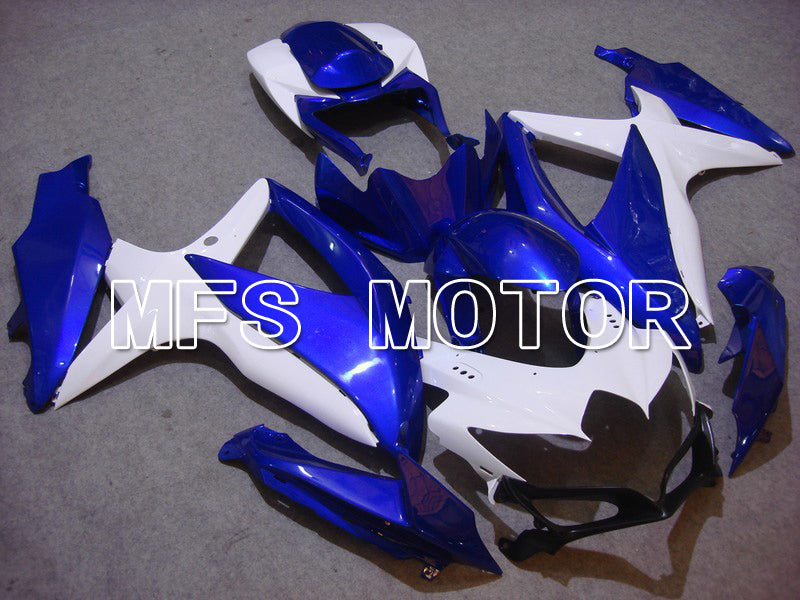 Suzuki GSXR600 GSXR750 2008-2010 Injection ABS Fairing - Factory Style - Blue White - MFS5081 - Fairings Kit