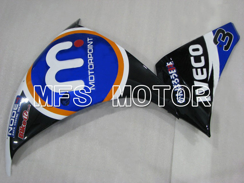 Yamaha YZF-R1 2009-2011 Injection ABS Fairing - MOTORPOINT - Black Blue - MFS5087 - Fairings Kit