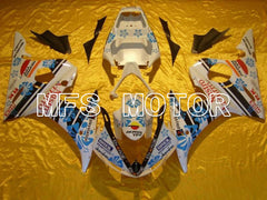 Yamaha YZF-R6 2003-2004 Injection ABS Fairing - Nastro Azzurro - White - MFS5221 - Fairings Kit