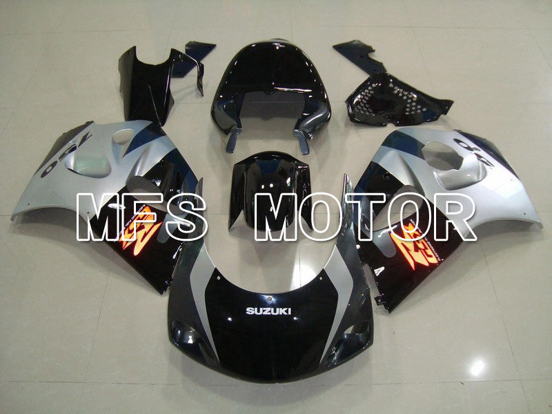 Suzuki GSXR600 1997-2000 ABS Fairing - Factory Style - Black Silver - MFS5237 - Fairings Kit