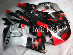 Suzuki GSXR600 1997-2000 ABS Fairing - Factory Style - Black Red Silver - MFS5258 - Fairings Kit