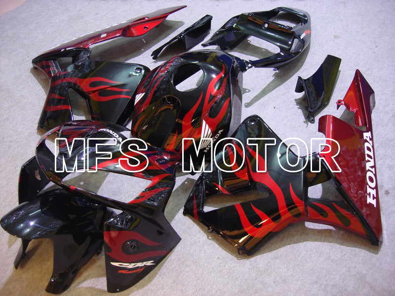 Honda CBR600RR 2005-2006 Injection ABS Fairing - Flame - Red Black - MFS5423 - Fairings Kit