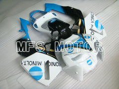 Honda CBR600RR 2005-2006 Injection ABS Fairing - Konica Minolta - Black White Blue - MFS5443 - Fairings Kit