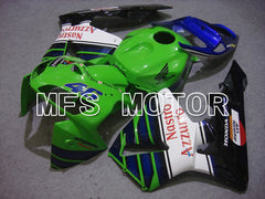 Honda CBR600RR 2005-2006 Injection ABS Fairing - Nastro Azzurro - Black Green - MFS5475 - Fairings Kit
