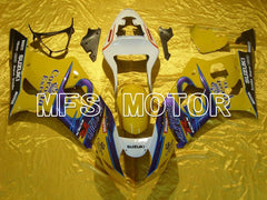 Suzuki GSXR1000 2003-2004 Injection ABS Fairing - Blue Yellow - Conora - MFS5550 - Fairings Kit