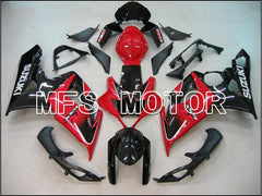 Suzuki GSXR1000 2005-2006 Injection ABS Fairing - Factory Style - Black Red - MFS5597 - Fairings Kit