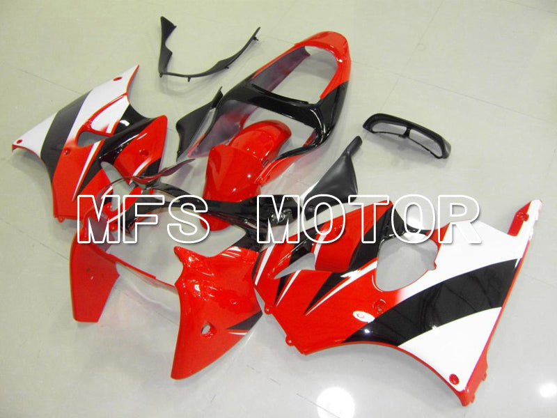 Kawasaki NINJA ZX6R 2000-2002 Injection ABS Fairing - Factory Style - Black Red - MFS5603 - Fairings Kit