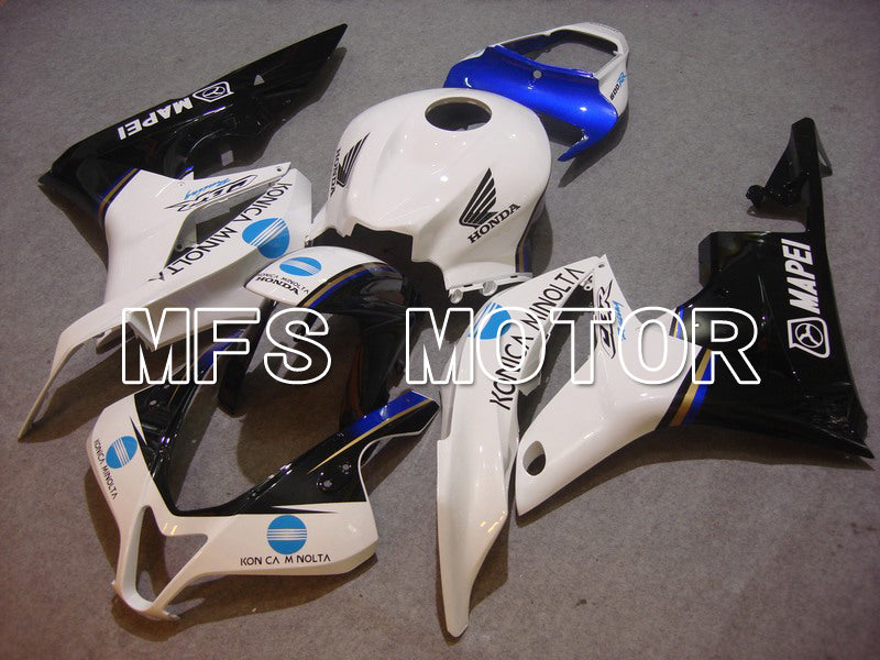 Honda CBR600RR 2007-2008 Injection ABS Fairing - Konica Minolta - Black White - MFS5655 - Fairings Kit