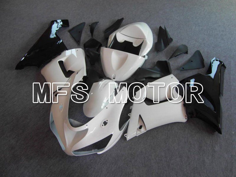 Kawasaki NINJA ZX6R 2005-2006 Injection ABS Fairing - Factory Style - White - MFS5726 - Fairings Kit