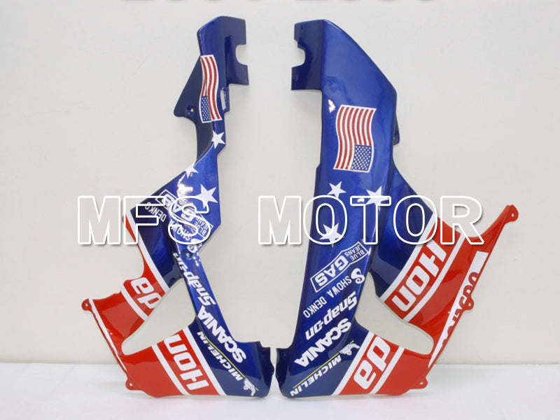Honda CBR900RR 929 2000-2001 Injection ABS Fairing - Castrol - Blue Red - MFS5904 - Fairings Kit