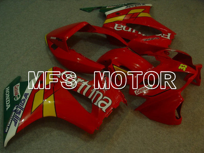 Honda VFR800 2002-2013 ABS Fairing - Fortuna - Red - MFS6351 - Fairings Kit