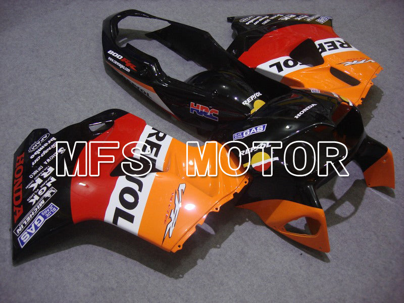 Honda VFR800 1998-2001 ABS Fairing - Repsol - Red Black Orange - MFS6376 - Fairings Kit
