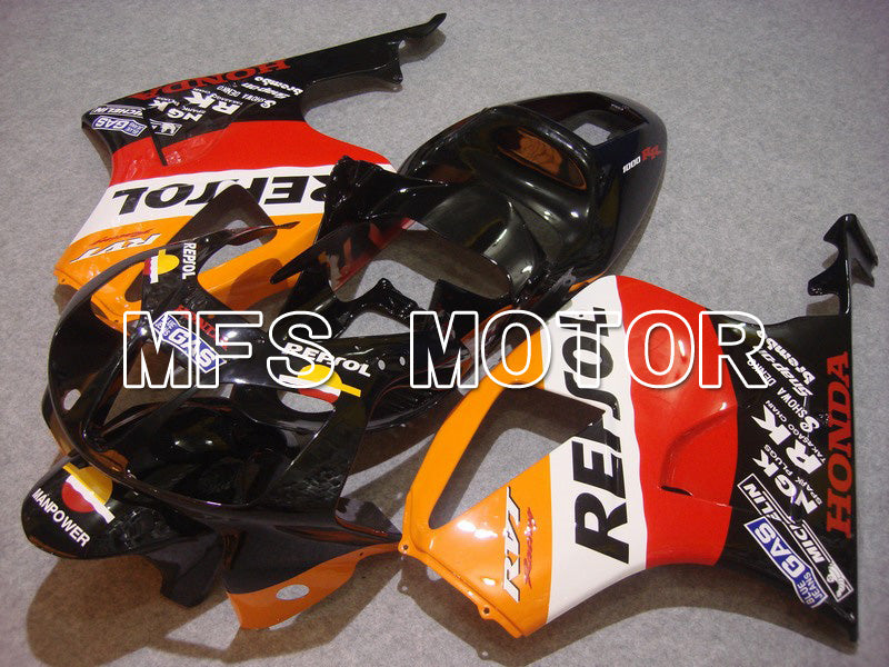 Honda VTR1000 RC51 2000-2006 ABS Fairing - Repsol - Black Red Orange - MFS6403 - Fairings Kit