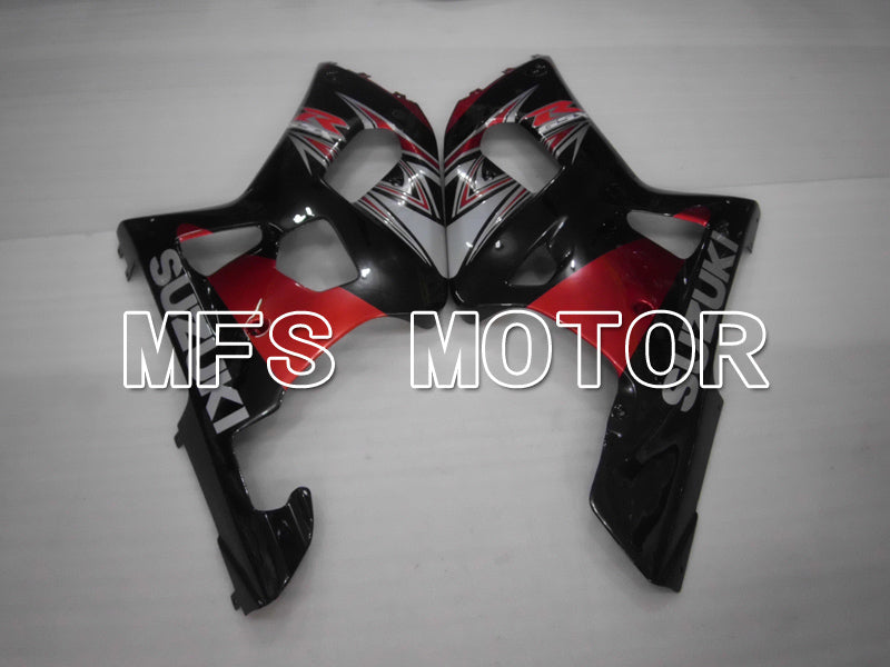 Suzuki GSXR750 2000-2003 Injection ABS Fairing - Factory Style - Black Red - MFS7075 - Fairings Kit